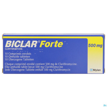 Biclar 500 forte comp 10x500mg