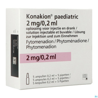 Konakion paediatric amp 5 0,2ml/2mg