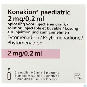 Konakion paediatric amp 5 0,2ml/2mg