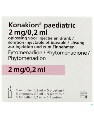 Konakion paediatric amp 5 0,2ml/2mg