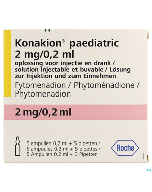 Konakion paediatric amp 5 0,2ml/2mg