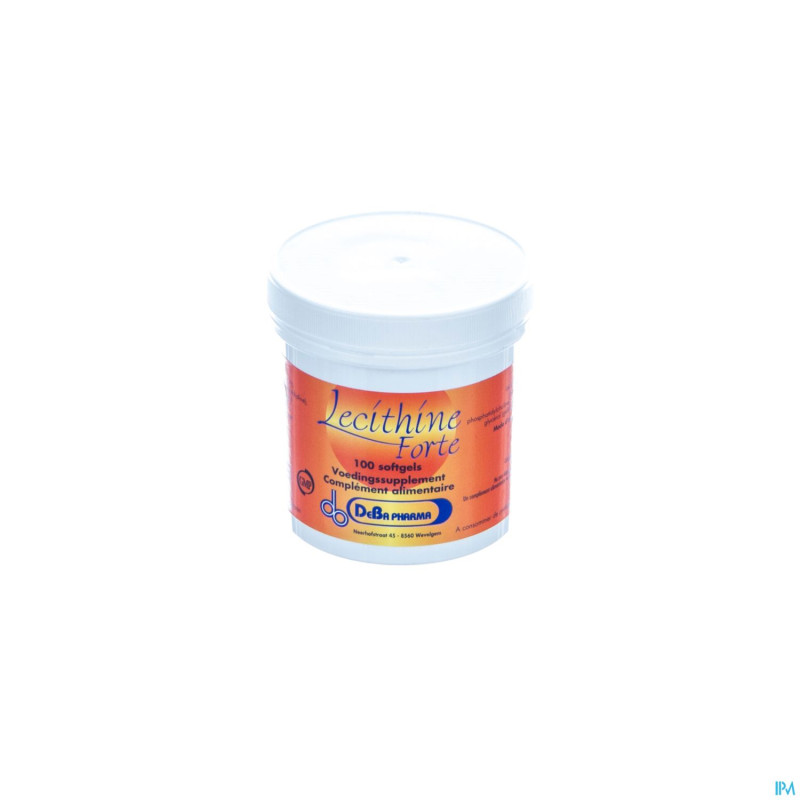 Lecithine fort    caps 100x1200mg    deba