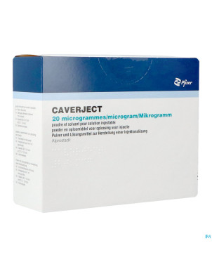 Caverject pulv lyoph 5x20ug ser inj