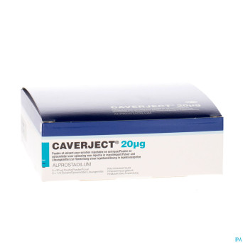 Caverject pulv lyoph 5x20ug ser inj