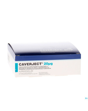 Caverject pulv lyoph 5x20ug ser inj