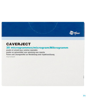 Caverject pulv lyoph 5x20ug ser inj