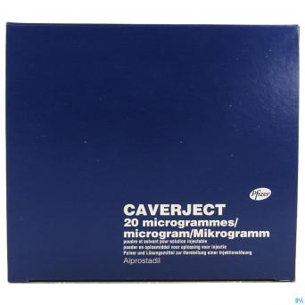 Caverject pulv lyoph 5x20ug ser inj