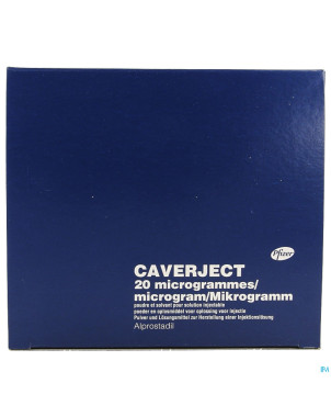 Caverject pulv lyoph 5x20ug ser inj