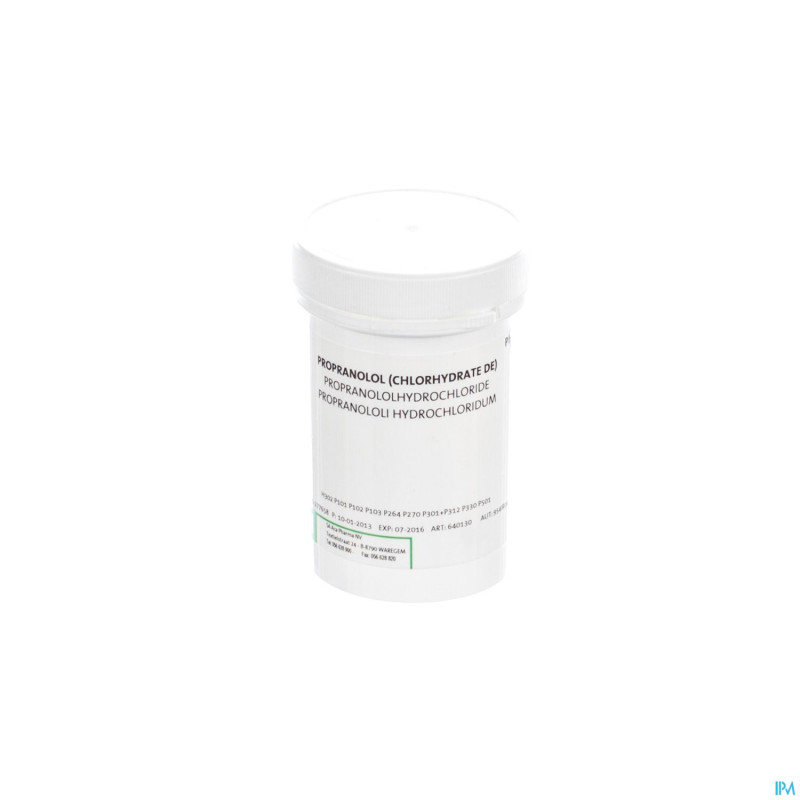 Propanolol hcl    100g certa s