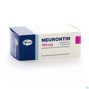 Neurontin 100mg caps 90