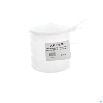 Crachoir eltex+couvercle plast ster