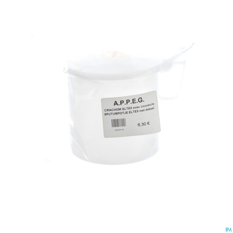 Crachoir eltex+couvercle plast ster