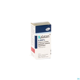 Xalatan 0,005% collyre 1x2,5ml