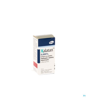 Xalatan 0,005% collyre 1x2,5ml