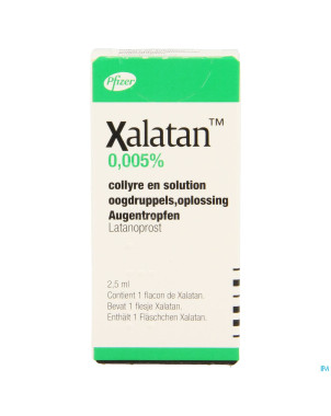 Xalatan 0,005% collyre 1x2,5ml