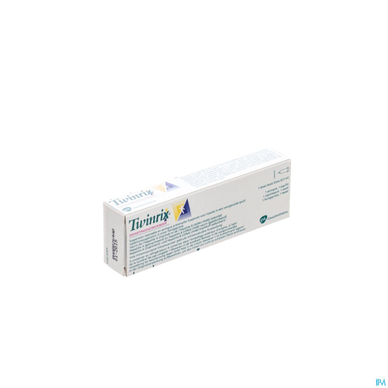 Twinrix pediat vaccin ser inj im 0,5ml