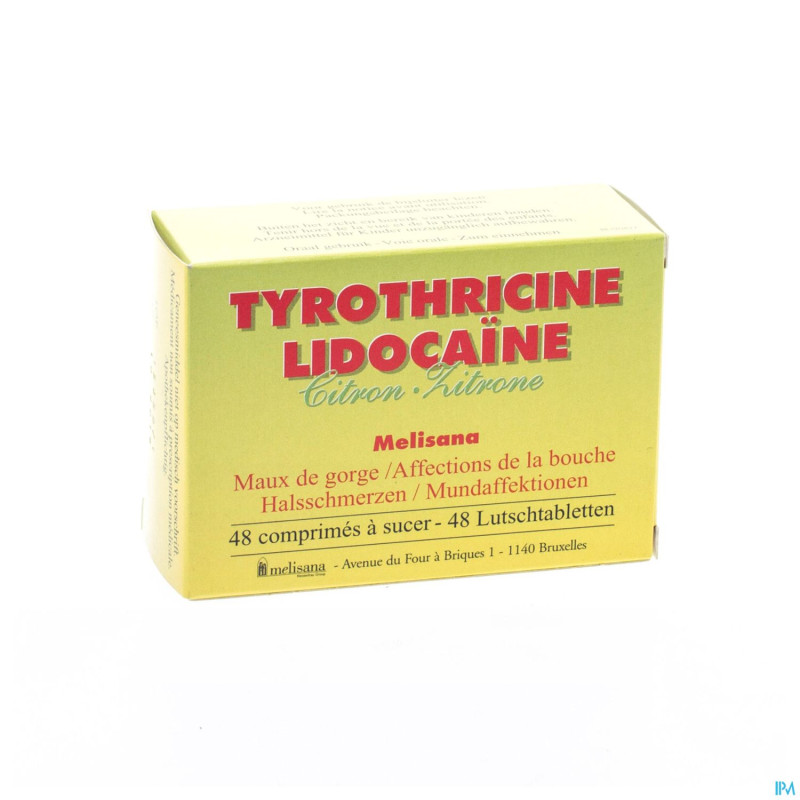 Tyrothricine lidoca citron comp 48