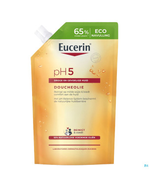 Eucerin ph5 peau sensible huile douche rech 400ml