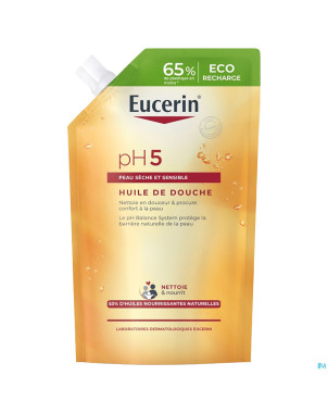 Eucerin ph5 peau sensible huile douche rech 400ml