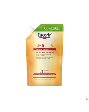 Eucerin ph5 peau sensible huile douche rech 400ml