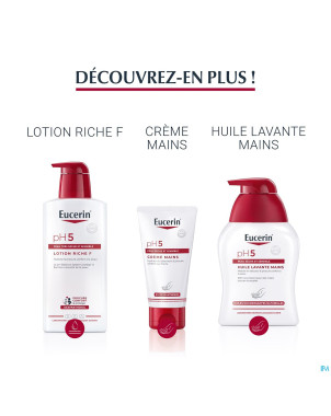 Eucerin ph5 peau sensible huile douche rech 400ml