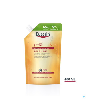 Eucerin ph5 peau sensible huile douche rech 400ml