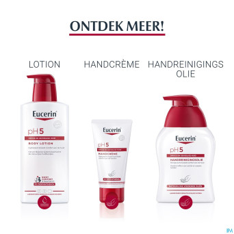 Eucerin ph5 peau sensible huile douche rech 400ml