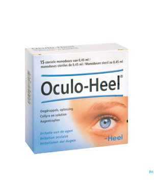Oculo-heel collyre fiol 15 x 0,45ml heel