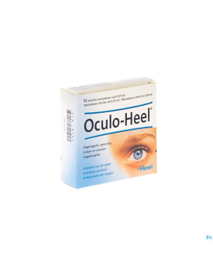 Oculo-heel collyre fiol 15 x 0,45ml heel