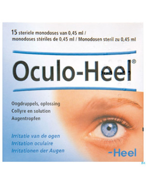 Oculo-heel collyre fiol 15 x 0,45ml heel