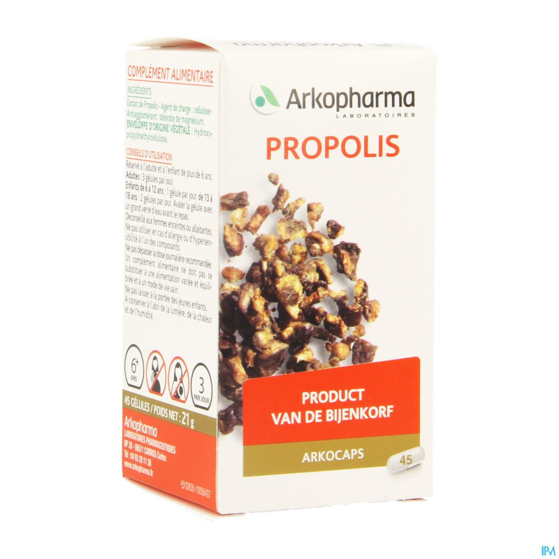 Arkogelules propolis vegetal    45