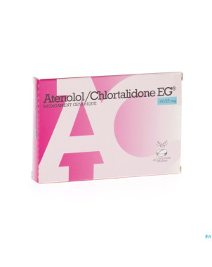 Atenolol chlortal eg comp  28x100mg/25 mg