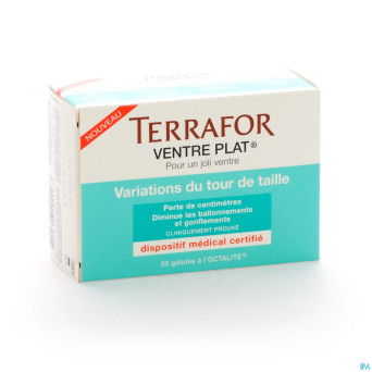 Terrafor ventre plat caps 50x330mg