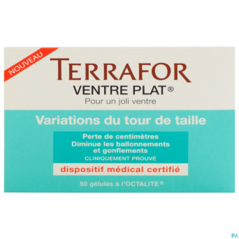 Terrafor ventre plat caps 50x330mg