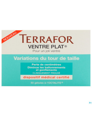 Terrafor ventre plat caps 50x330mg