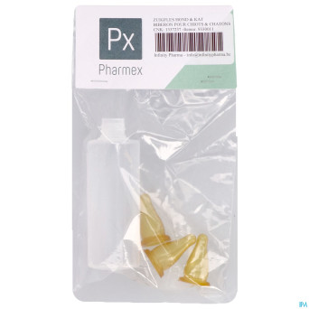 Appeg biber plast + 3 tetines chats-chiot100