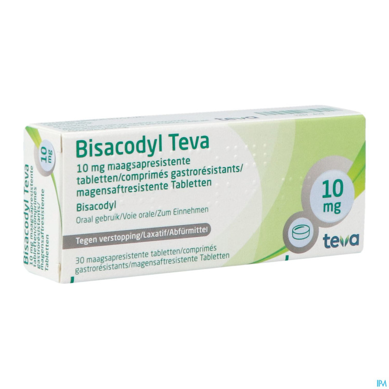 Bisacodyl teva drag 30 x 10 mg