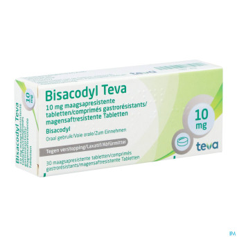 Bisacodyl teva drag 30 x 10 mg
