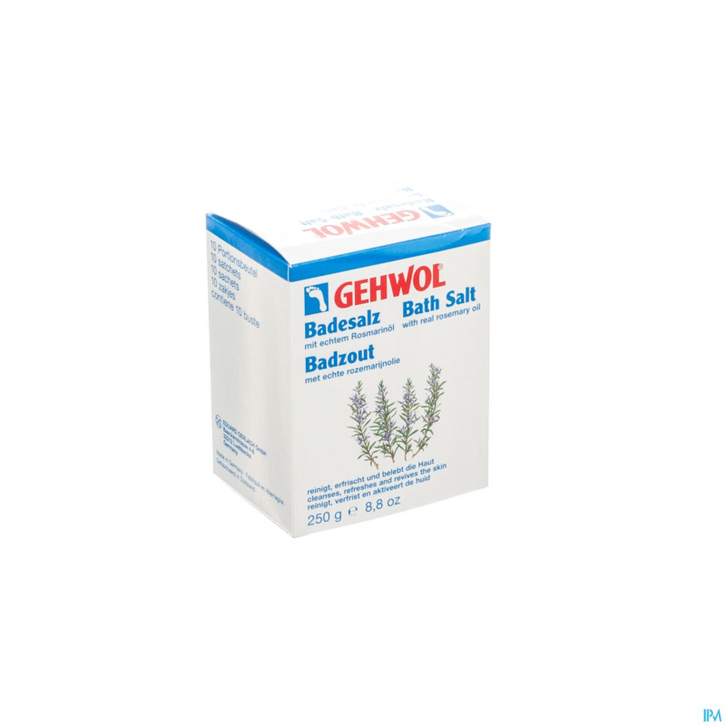 Gehwol sel bain romarin 10x25g mannavita