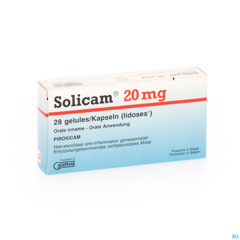 Solicam caps. 28 x 20 mg
