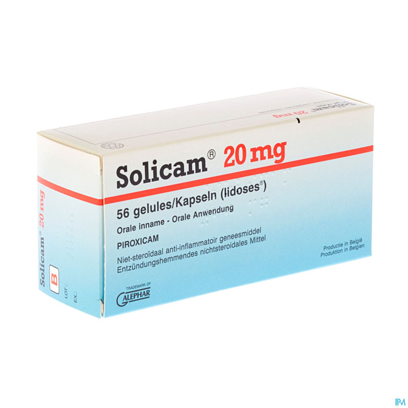 Solicam caps. 56 x 20 mg