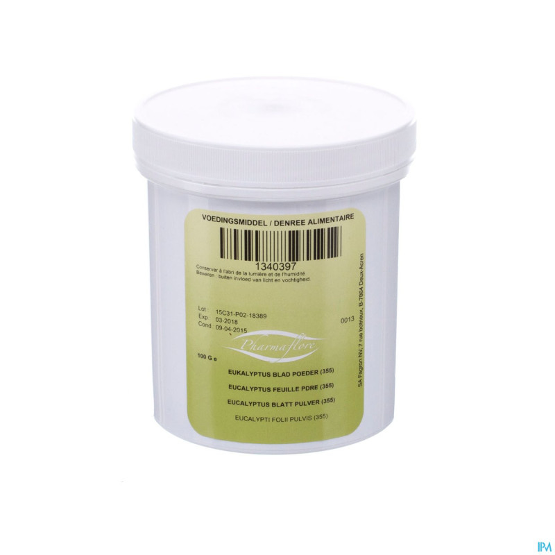 Eucalyptus feuille pdr    100g pharmafl