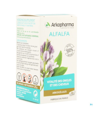 Arkogelules alfalfa vegetal    45