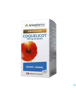 Arkogelules coquelicot vegetal    45
