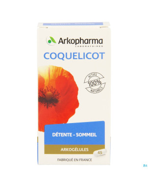 Arkogelules coquelicot vegetal    45