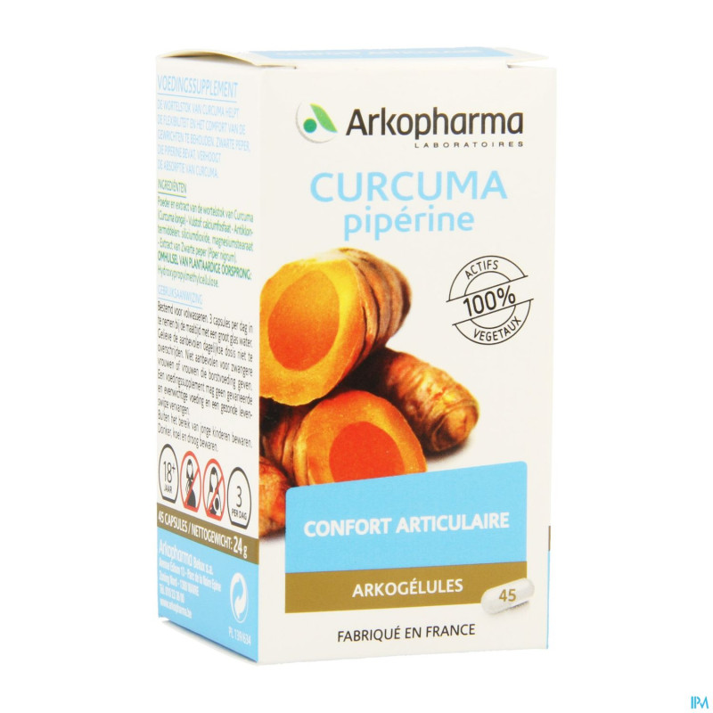 Arkogelules curcuma vegetal    45
