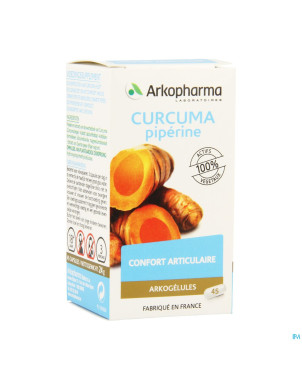 Arkogelules curcuma vegetal    45