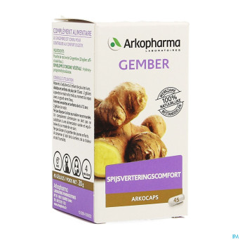 Arkogelules gingembre vegetal    45