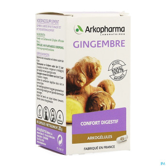 Arkogelules gingembre vegetal    45