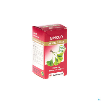 Arkogelules ginkgo biloba vegetal    45